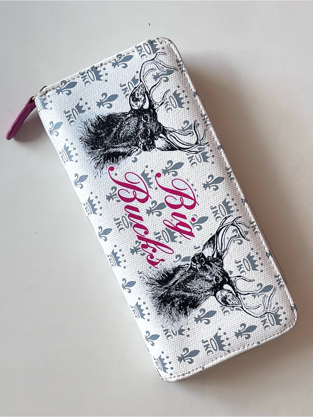 Jessica Kagan Cushman "Big Bucks" Zip-Around Wallet